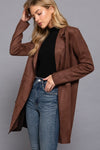 Jesse Suede Jacket (Chocolate Brown)