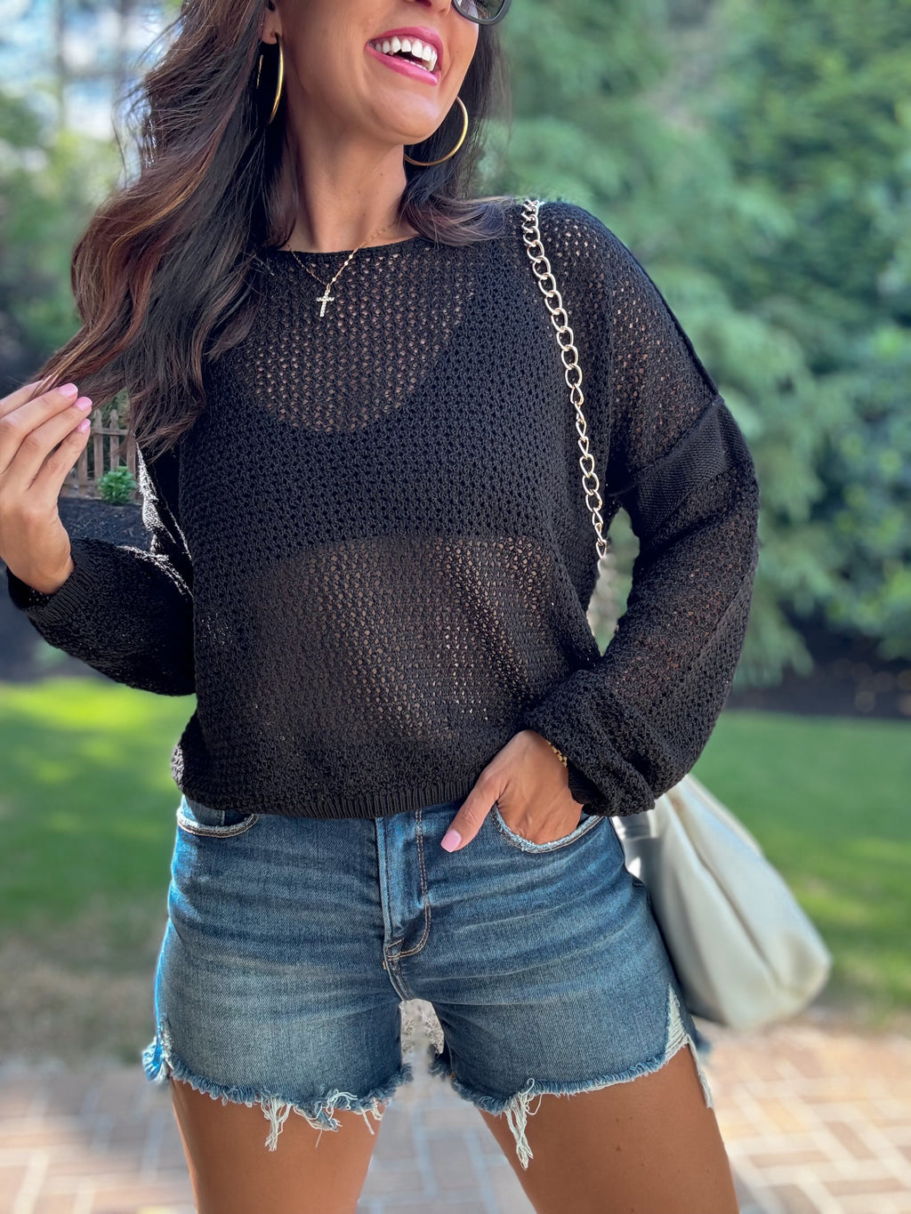 Sophie Summer Sweater (Black)