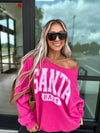 Santa Baby Off The Shoulder Sweatshirt