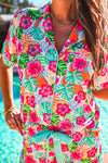 Tropical Blossom Pajama Set