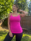 Better Built In Bra Tank (Pink)