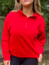 Scuba Half Zip Pullover (Red)