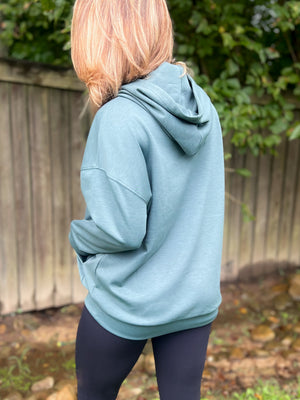 Scuba Living Ash Jade Kangaroo Hoodie