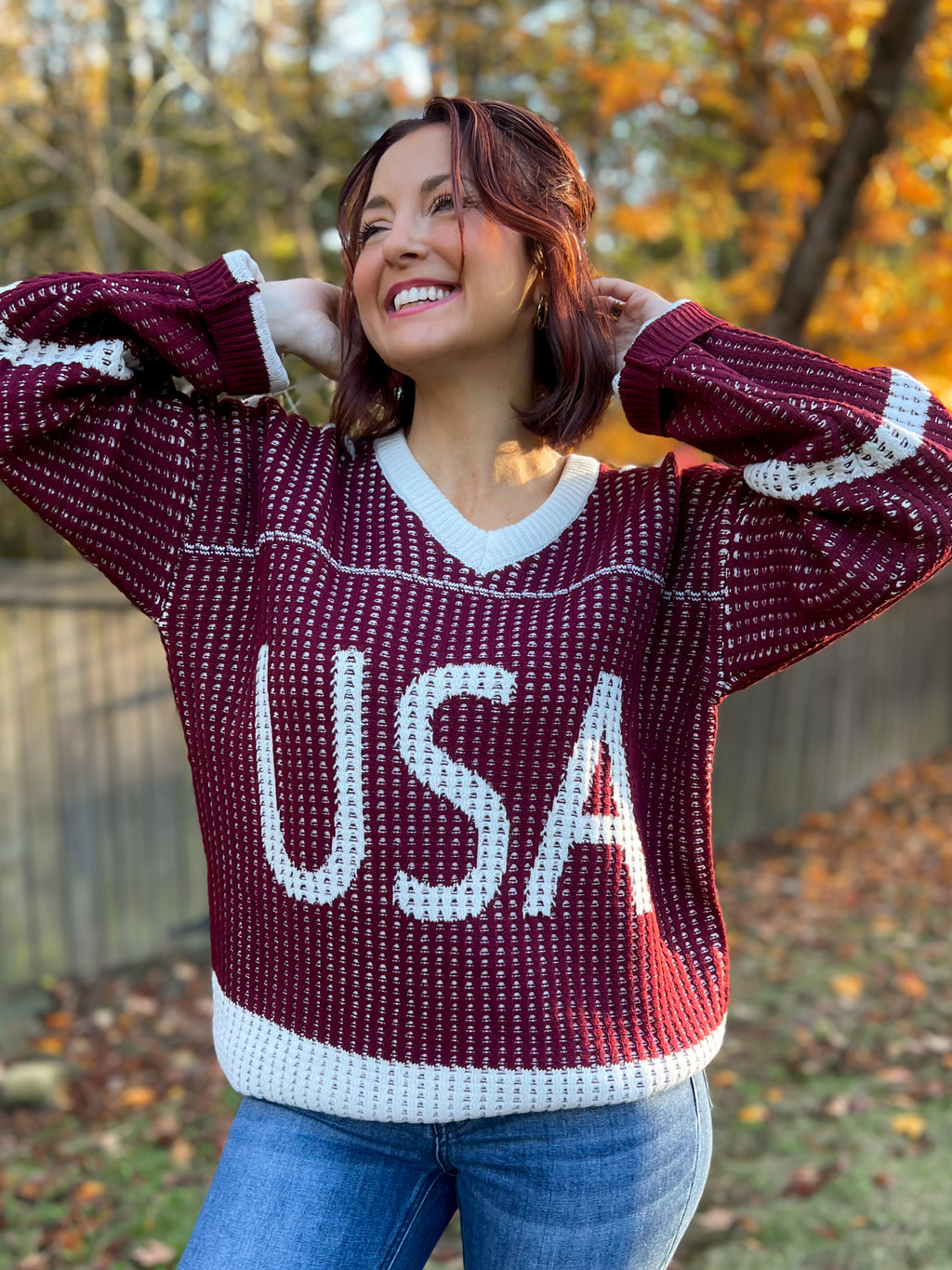 USA Knitted Sweater