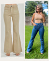 Sand Throwback Pocket Flares