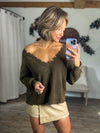 Changing Moods Distressed Sweater