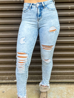 Bobby Skinny Distressed Jeans