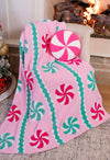Pink Peppermint Cloud Blanket