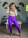 Formed To Fit Seamless Leggings (Purple)