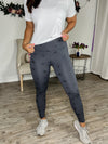 Skull Foil High Waisted Leggings