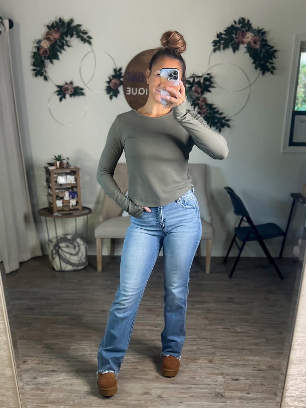 Rios Straight Leg Tummy Control Jeans