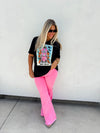 Penelope Pink Tummy Control Jeans