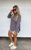 Allie Athleisure Top (Grey)