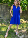 Royal Blue Non Wrinkle Tank Dress
