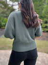 Kara Knit Sweater (Dusty Forest)