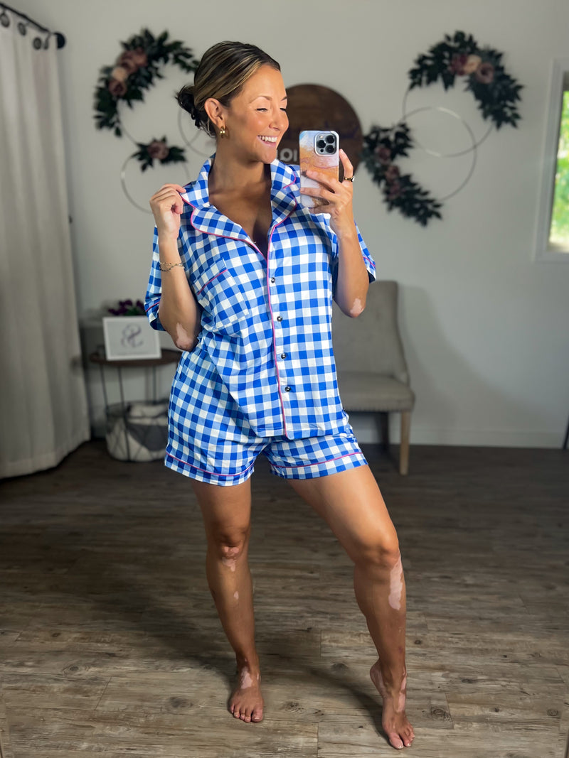 Country Gingham PJ Set