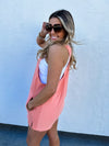 Days Of June Romper (Coral)