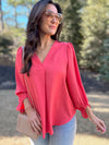 DEAL OF THE DAY / The Lucy Blouse (Coral)