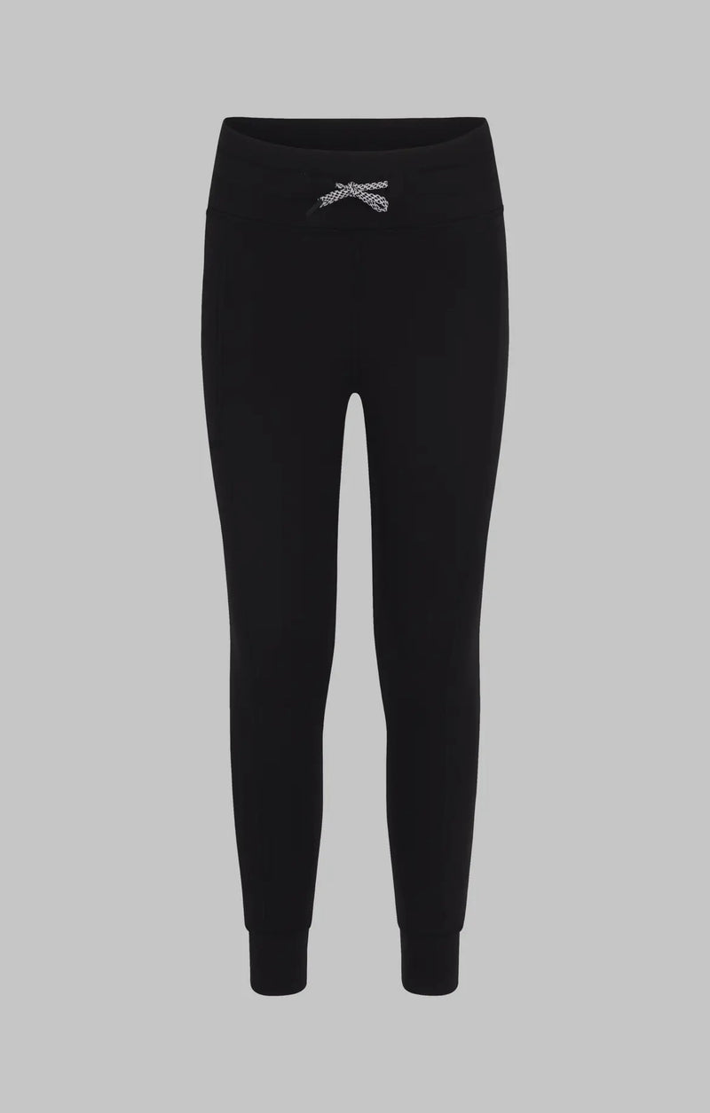 Girls Luxe Cuffed Jogger Leggings with Pockets