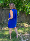 Royal Blue Non Wrinkle Tank Dress