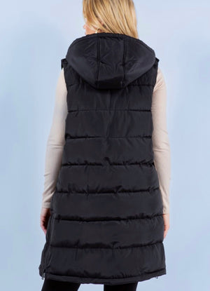 Vail Puffer Vest (Black)