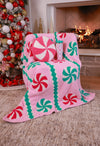 Pink Peppermint Cloud Blanket