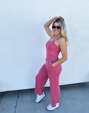 Our Epic Romper Cardigan Set (Pink)