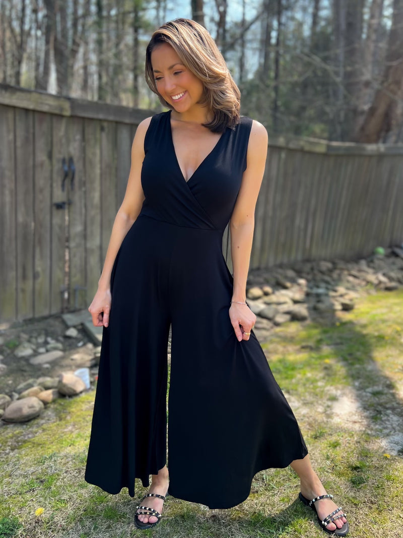 Slay The Day Jumpsuit (Black)
