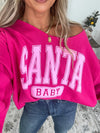 Santa Baby Off The Shoulder Sweatshirt