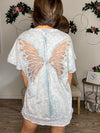 Butterfly Wing Mineral Wash Top
