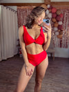 PRE-ORDER (Red)/ Girl On Fire Two Piece Suit/ 3-12-24