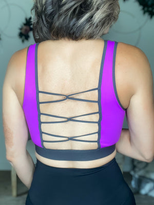 Strappy Back Sports Bra