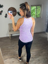 Washed Out Ribbed Cami (Lavender)