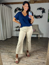 Acid Washed Cropped Flares