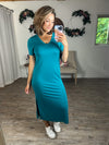 Made With Modal Teal Dress