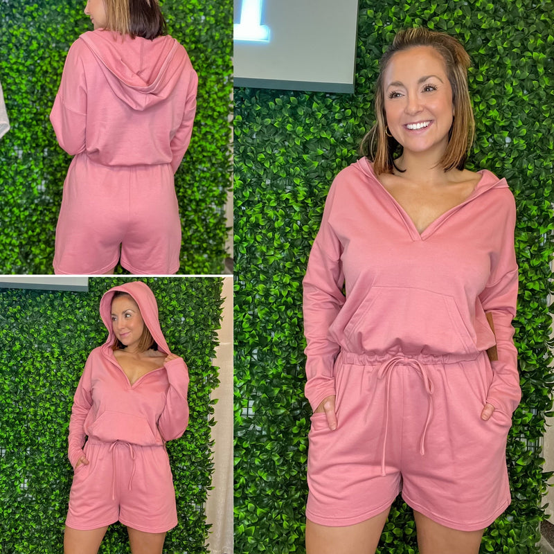 Out About The Day Romper (Pink)