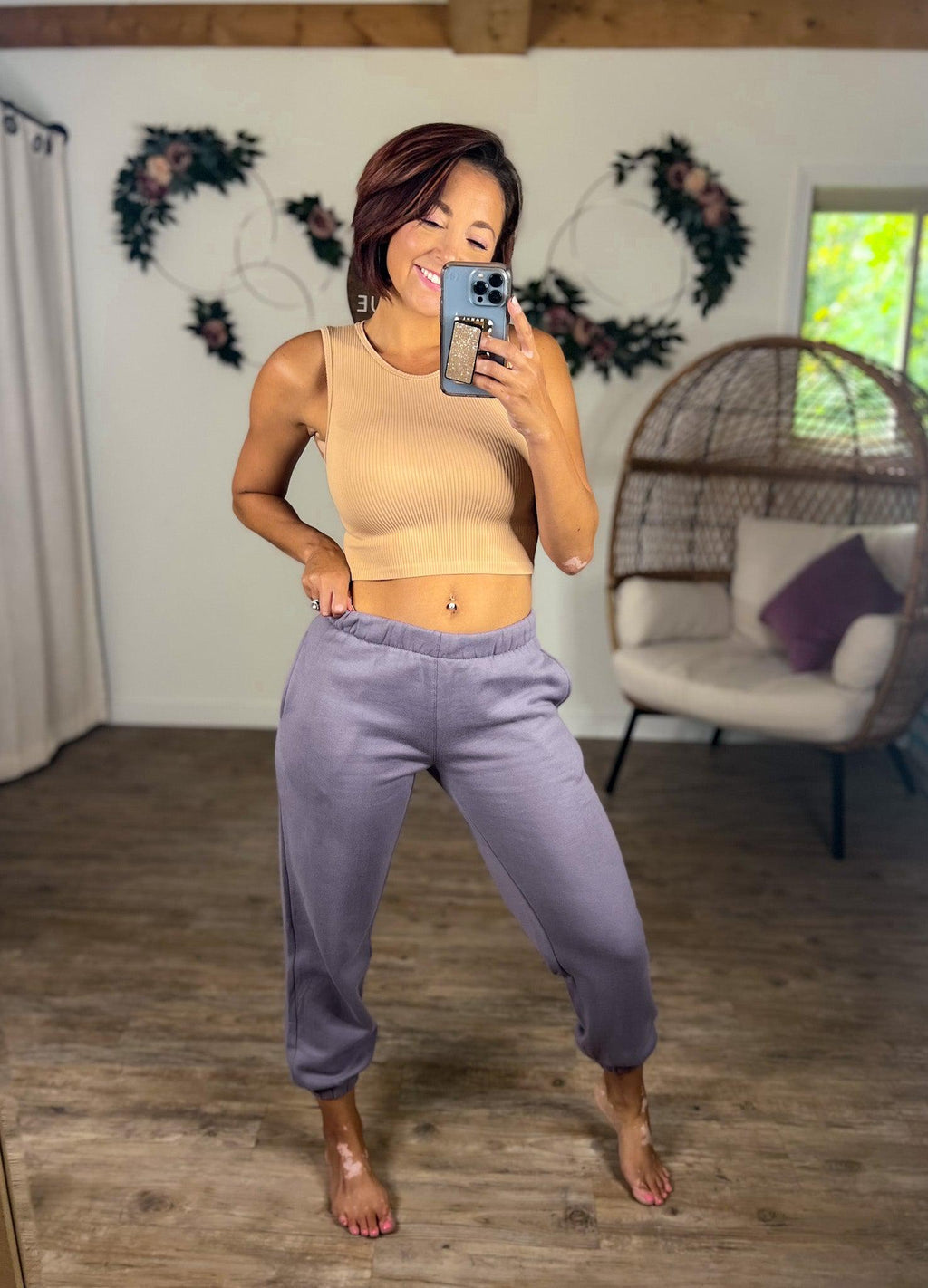 The Perfect Fit Joggers (Dusty Purrple)