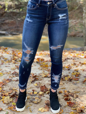 Casually Comfy Jeans (Dark Wash)