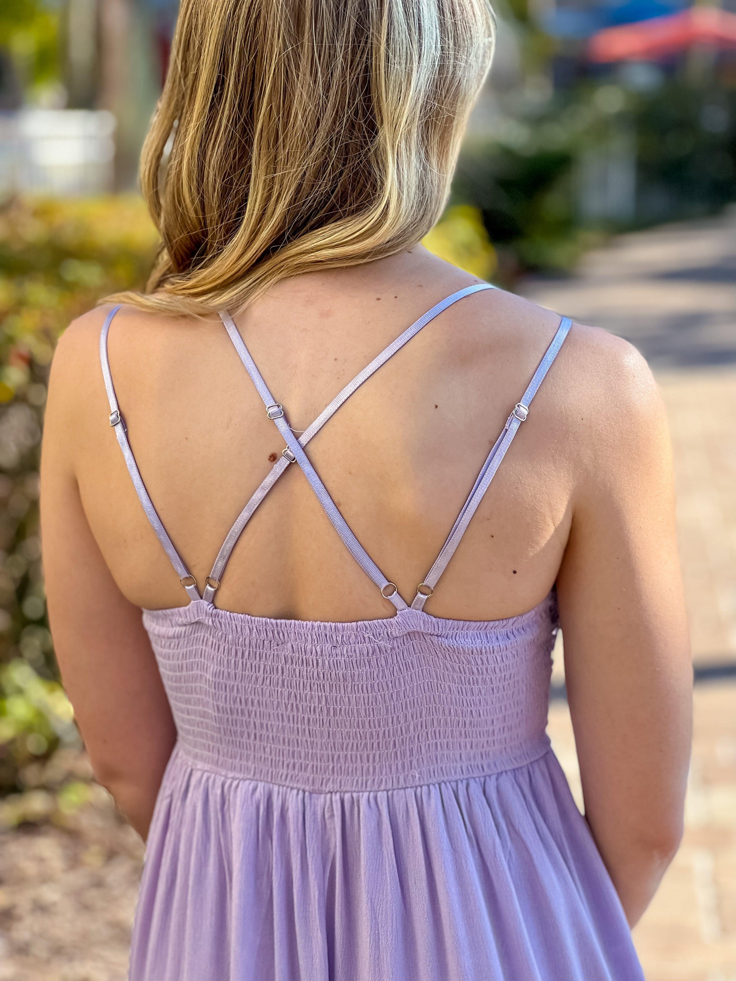 Freedom Bralette Maxi Dress (Lavender) – Sunday's Best Boutique