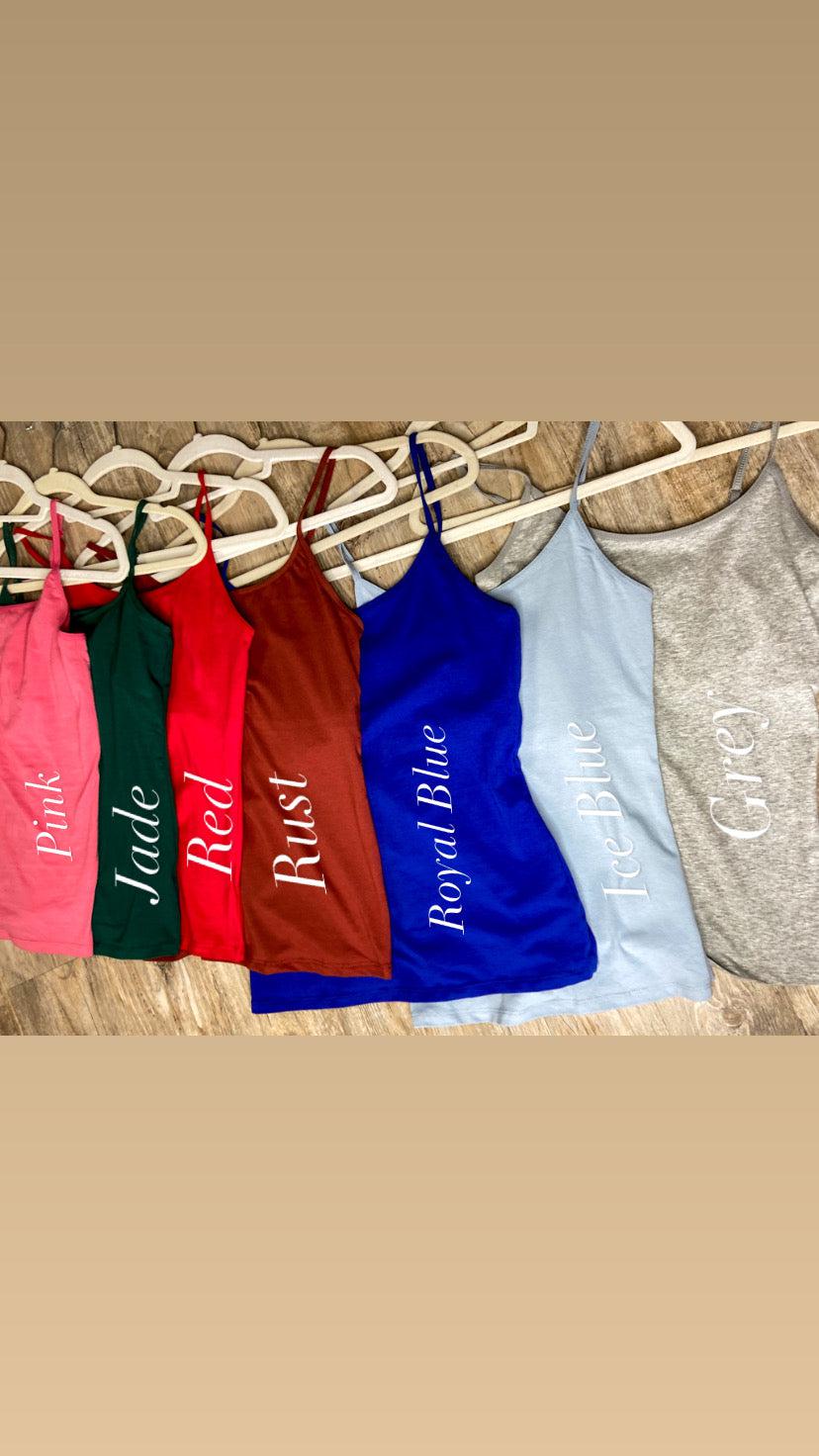Basic Needs Cami Tank (White)
