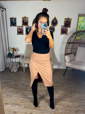 Made For More Suede Skirt
