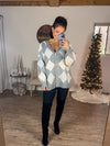 Cuddle Me Diamond Up Cardigan