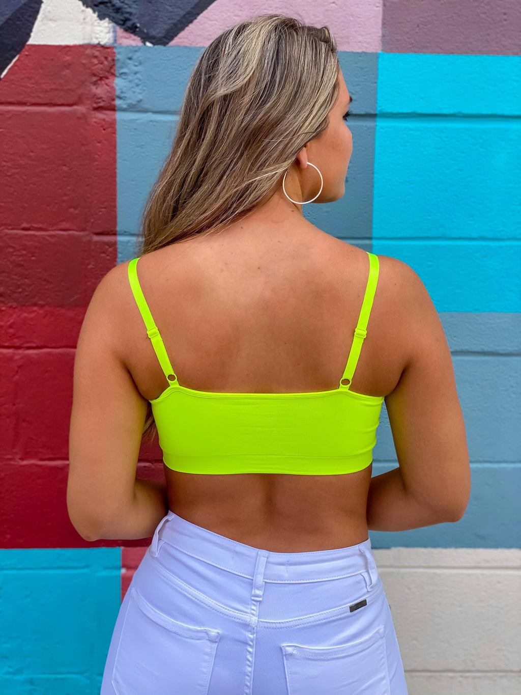 Looking Out for You Bralette Plus (Neon Lime)