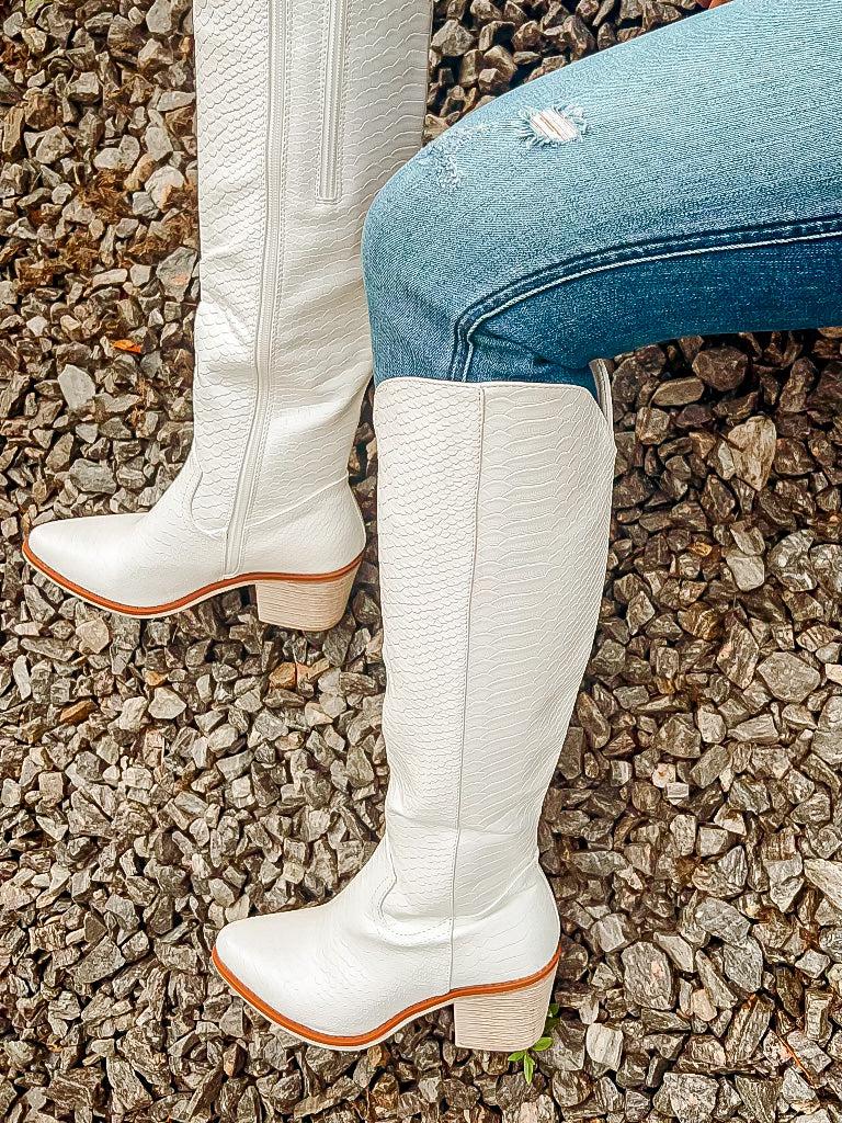 Legendary High White Boots
