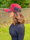 Buffalo Plaid Baseball Cap (Red & Black)