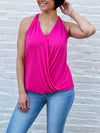 Wrapped in Love Top (Hot Pink)