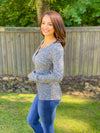 Complete the Look Top (Heathered Black)