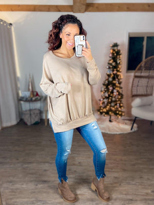 Basically Our Favorite Pullover (Beige)