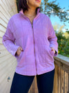Je Quilted Jacket (Purple)