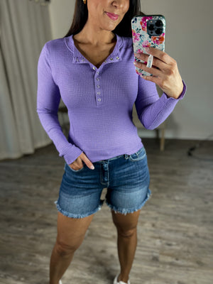 Brighten Up Your Day Top (Lavender)